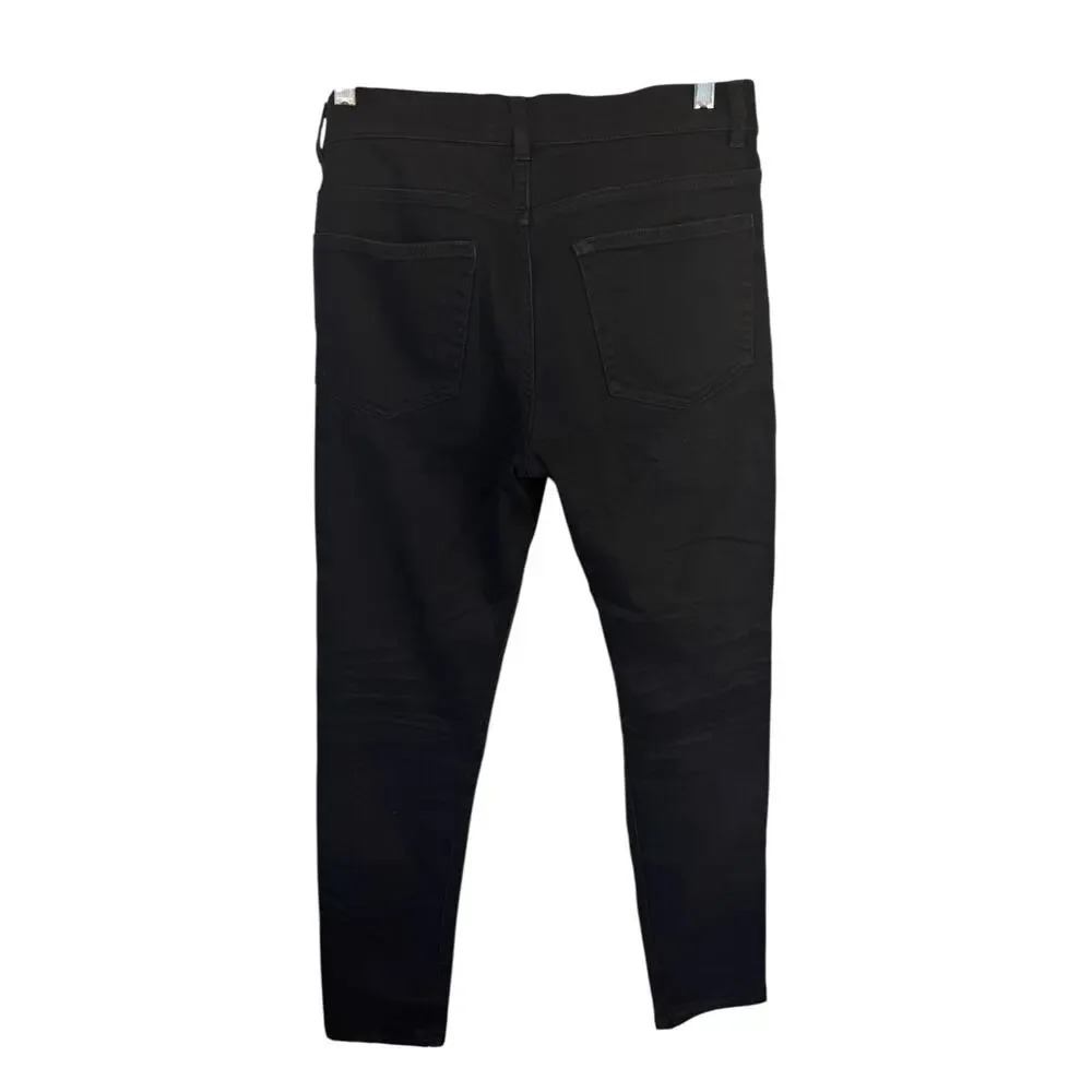 ACNE STUDIOS Thin Stay Cash Men’s Skinny Jeans Black Wash Cotton Blend Sz 30x32